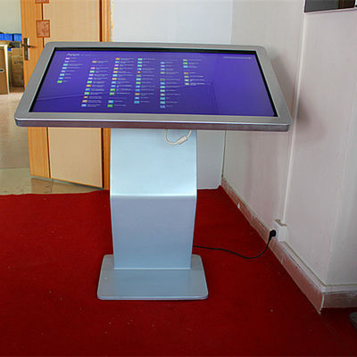Porcellana Cavalletto di alta risoluzione del chiosco di informazioni del touch screen per gli uffici postali fornitore