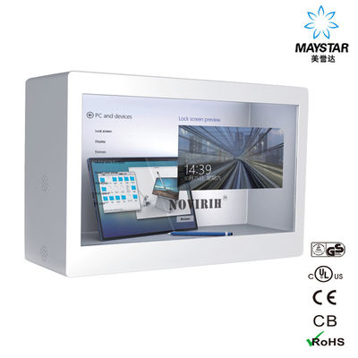 Porcellana Schermo LCD trasparente moderno per il supermercato della stanza dell'ascensore e di costruzione fornitore