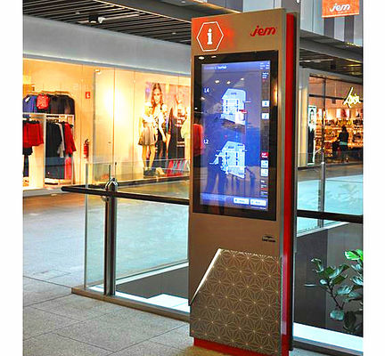 Porcellana Chiosco di Wayfinding del centro commerciale/terminale di self service interattivi con il multi supporto di lingua fornitore