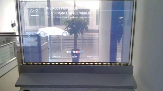 Porcellana Esposizione trasparente del LG OLED del touch screen di Digital per colore dei ricchi delle scuole fornitore