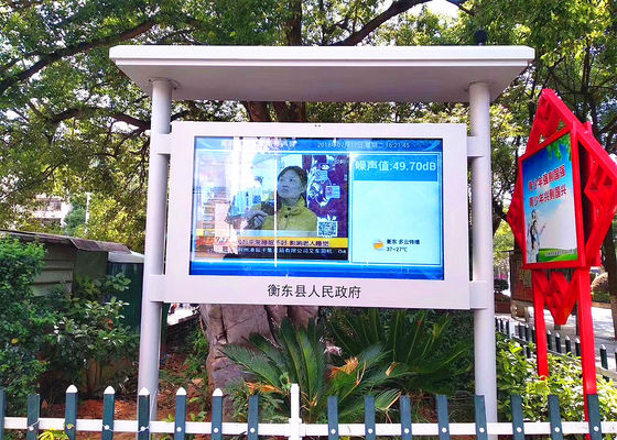 Angolo di visione 178/178 all'aperto a 55 pollici del chiosco del touch screen per la stazione di servizio fornitore